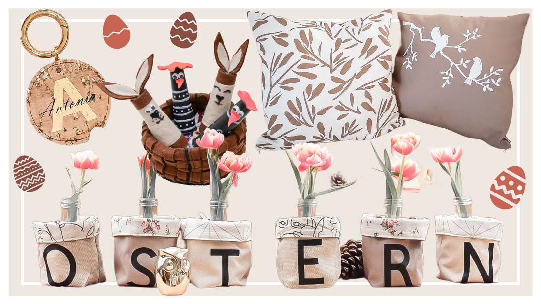 Ostern DIY: 5 schnelle Näh- & Bastelideen mit Freebies