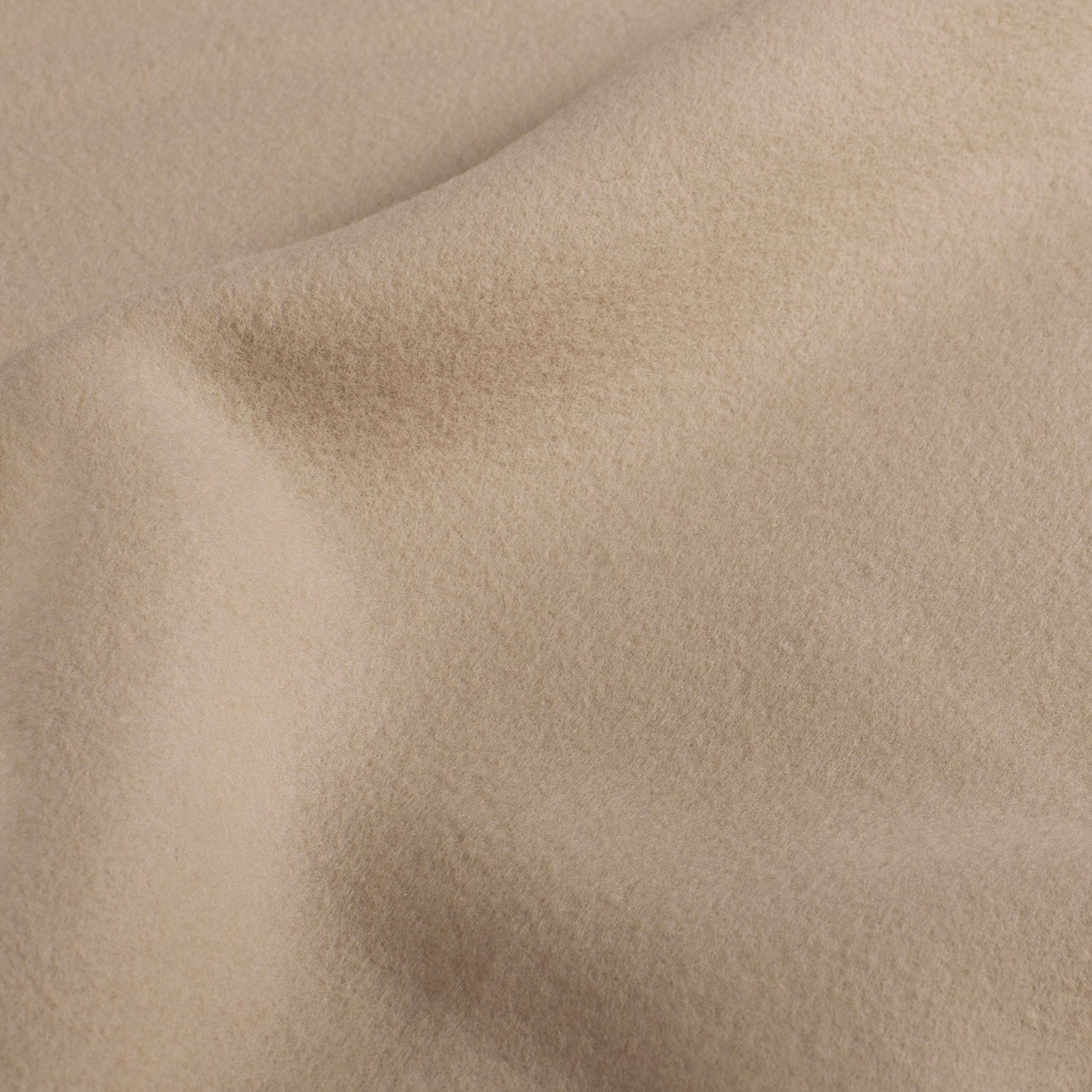 Baumwoll-Fleece - Beige