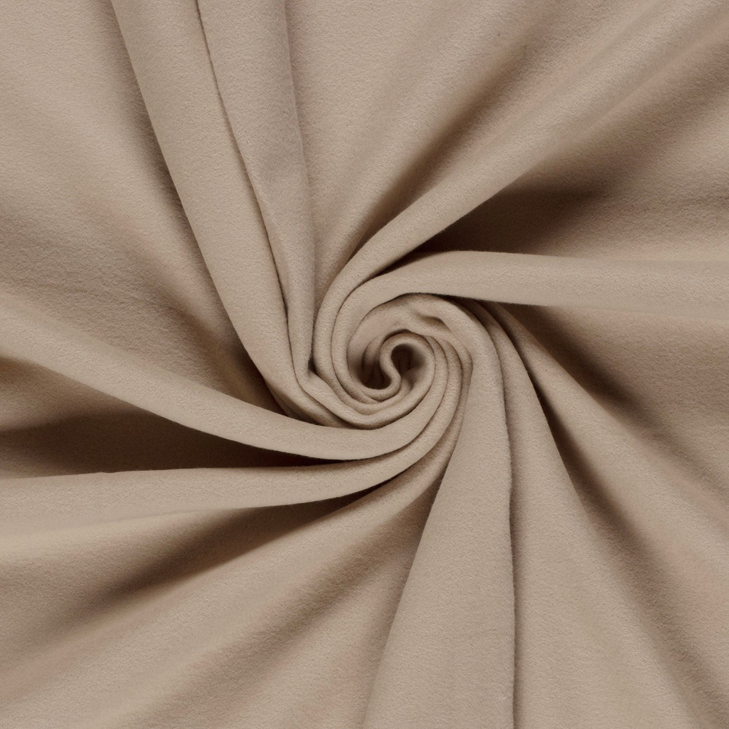 Baumwoll-Fleece - Beige