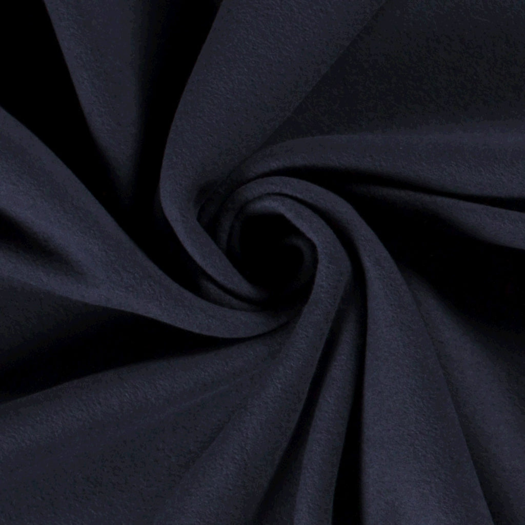 Baumwoll-Fleece - Dunkelblau