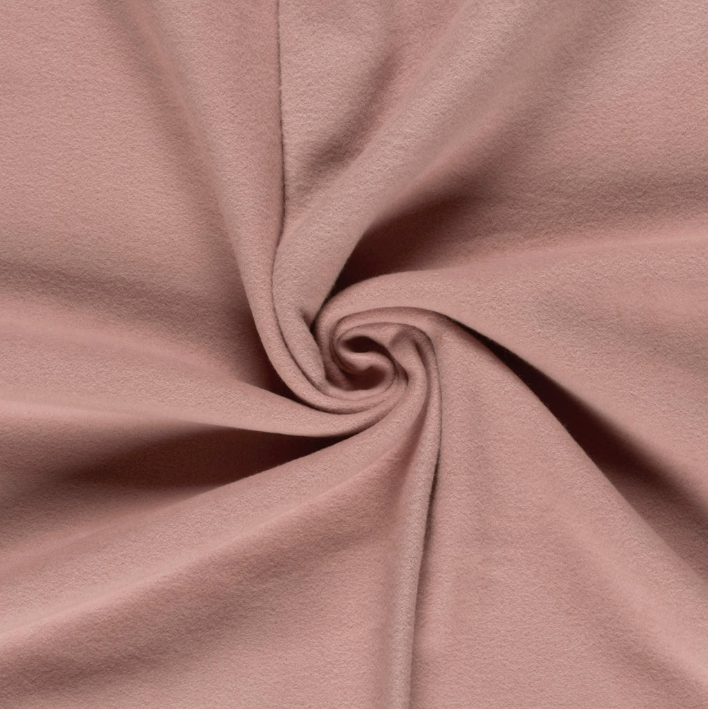 Baumwoll-Fleece - Rosa
