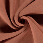Baumwoll-Fleece - Rotbraun