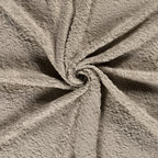 Baumwoll-Teddyplüsch Beige