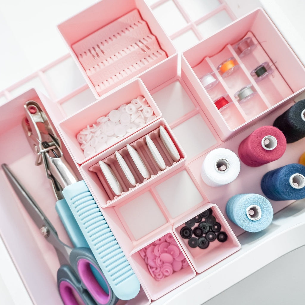 Set S Rosa - Ikea Alex Schubladenelement