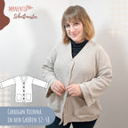 Schnittmuster Cardigan Kvinna