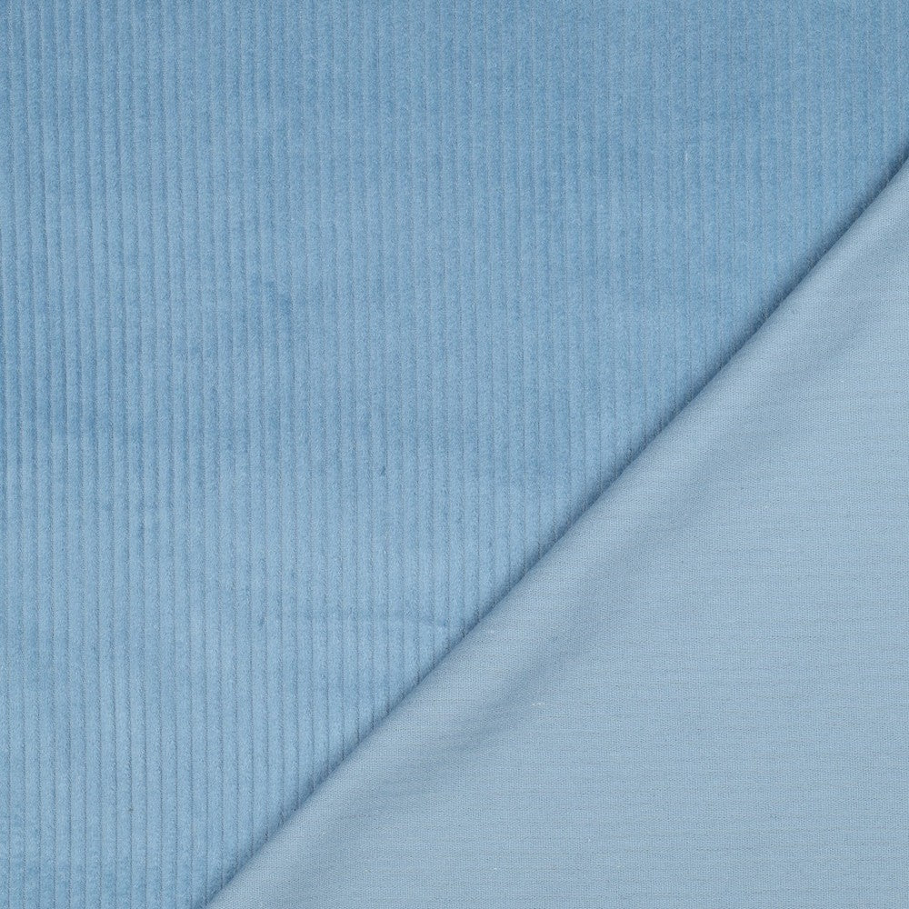 Baumwollcord - Hellblau