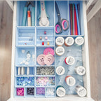 Set L Blau – Schubladen-Organizer für Ikea Alex