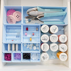 Set M Blau – Schubladen-Organizer für Ikea Alex