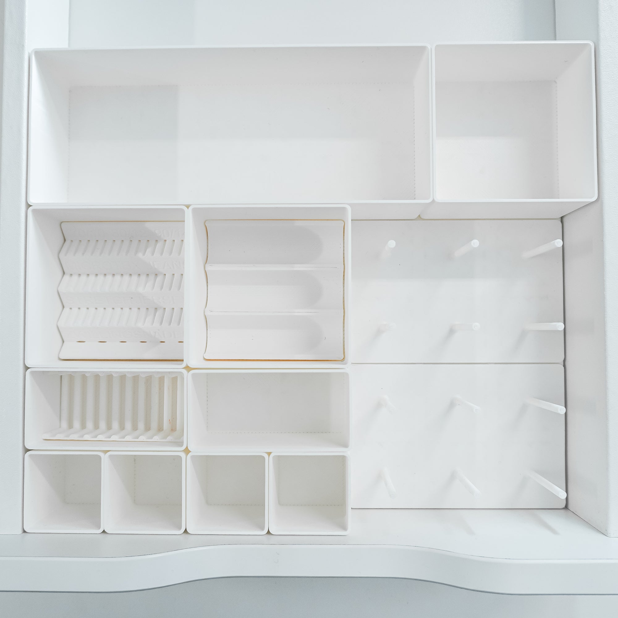 Set M Weiß – Schubladen-Organizer für Ikea Alex