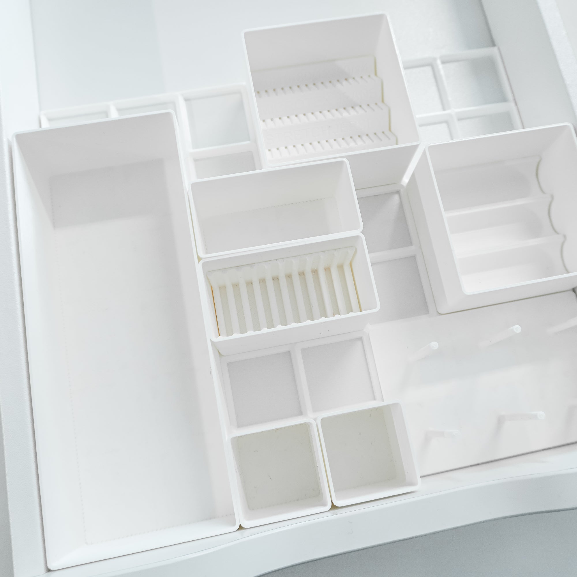 Set S Weiß – Schubladen-Organizer für Ikea Alex