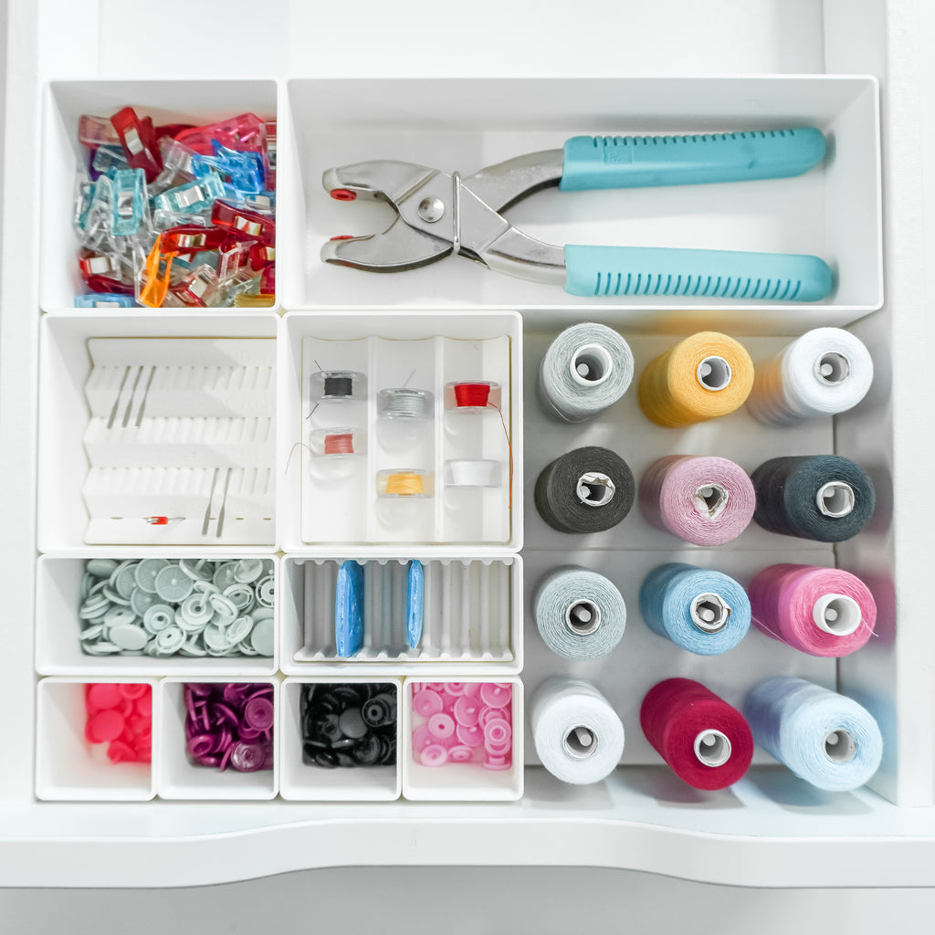 Set M Weiß – Schubladen-Organizer für Ikea Alex