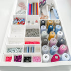 Set L Weiß – Schubladen-Organizer für Ikea Alex