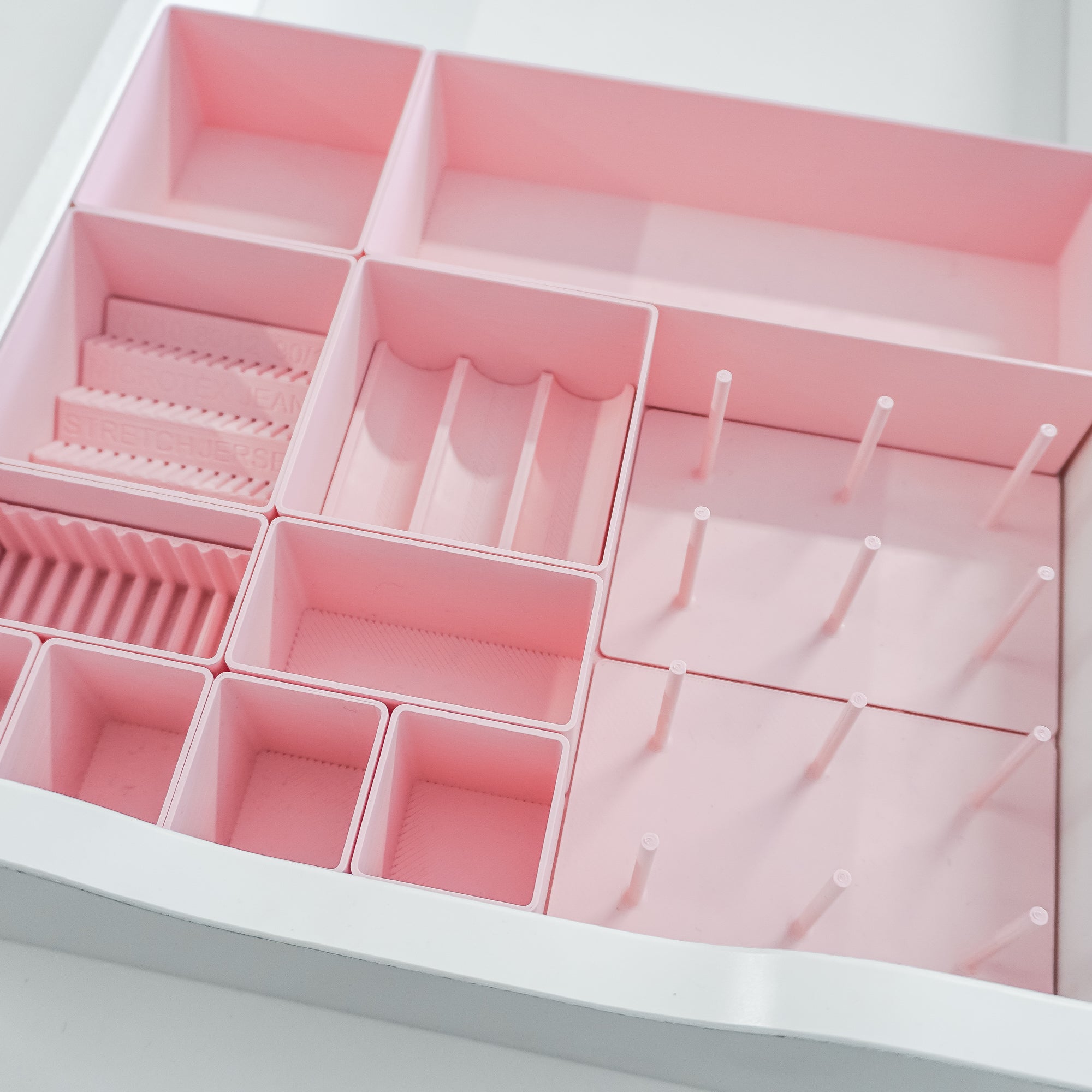 Set M Rosa – Schubladen-Organizer für Ikea Alex