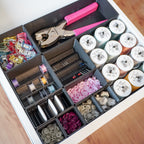 Set M Schwarz – Schubladen-Organizer für Ikea Alex