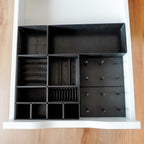 Set M Schwarz – Schubladen-Organizer für Ikea Alex