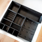 Set M Schwarz – Schubladen-Organizer für Ikea Alex