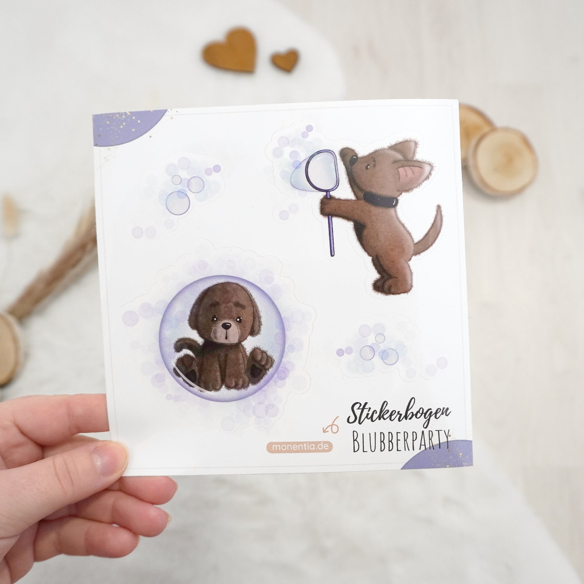 Spülmaschinenfeste Sticker - Blubberparty