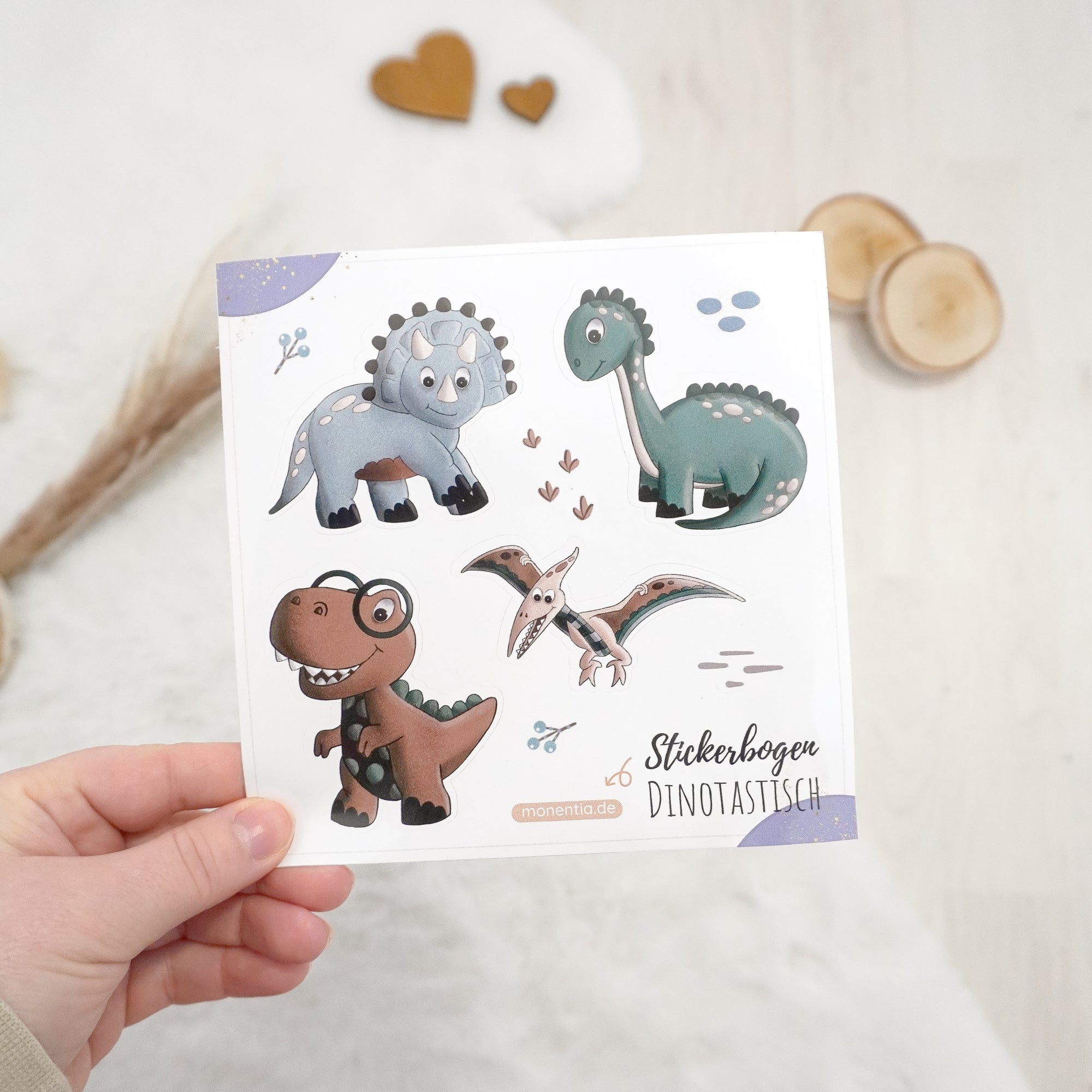 Spülmaschinenfeste Sticker - Dinotastisch