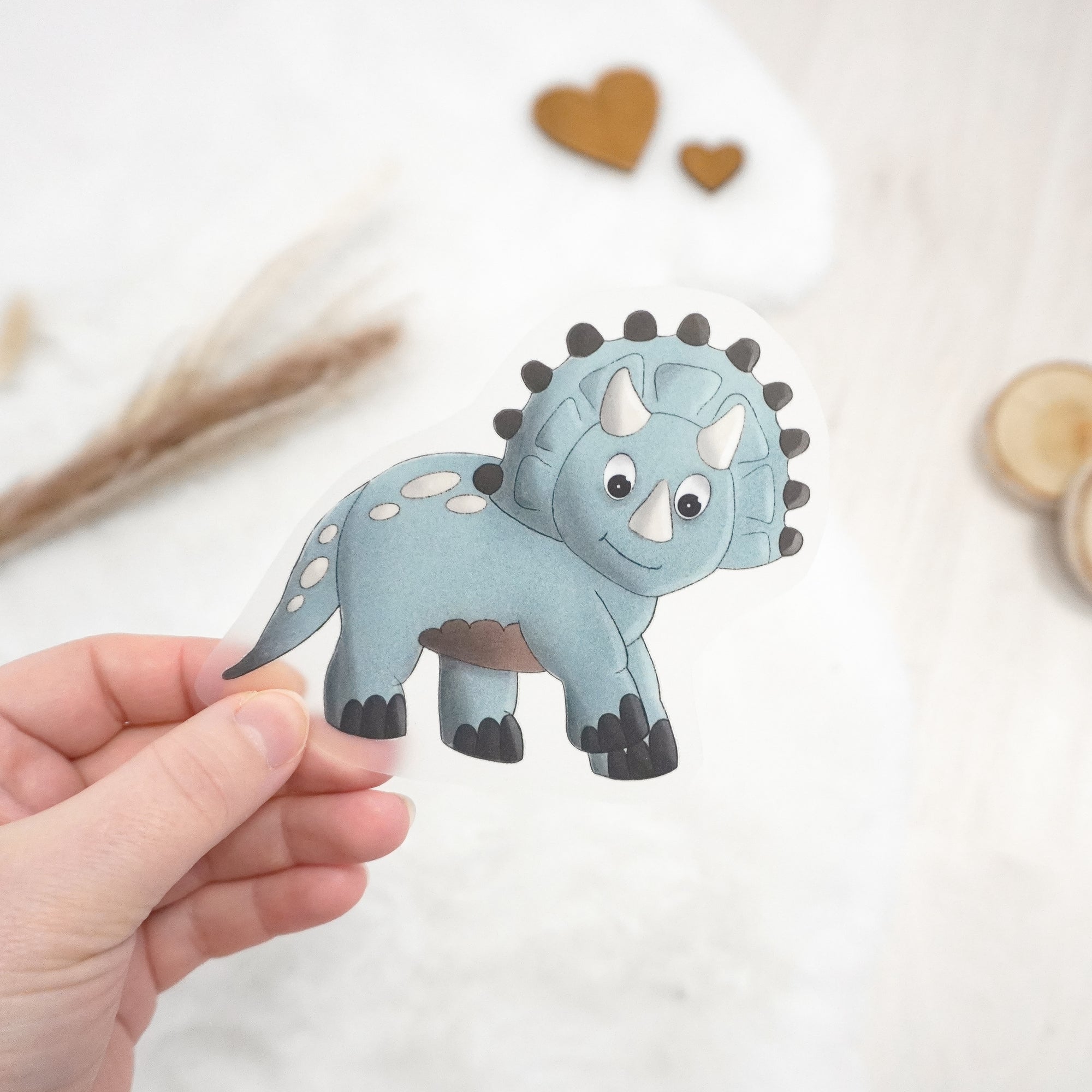 Bügelbild - Triceratops