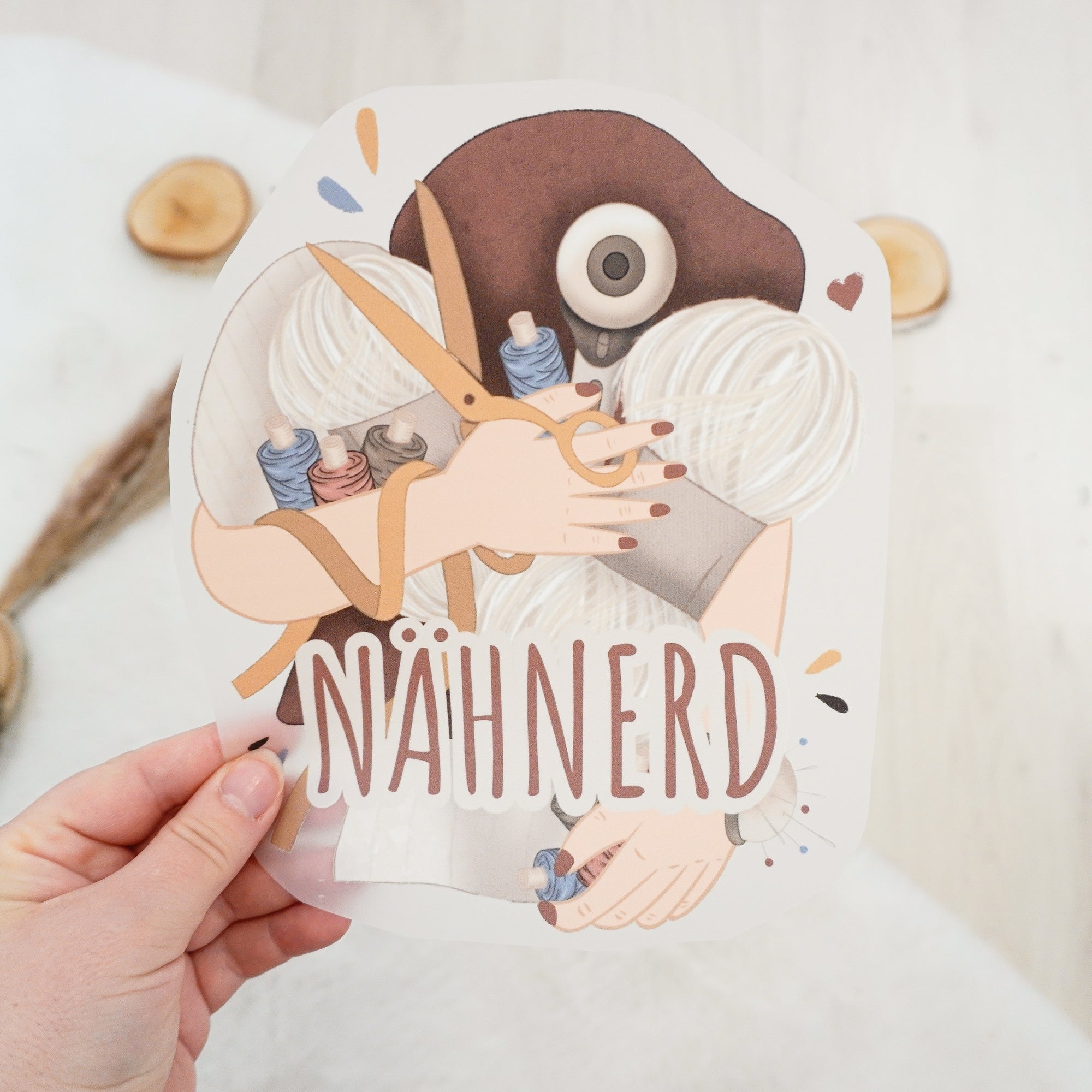 Bügelbild - Nähnerd