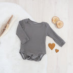 Body Waffeljersey Hellgrau - Gr. 68