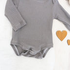 Body Waffeljersey Hellgrau - Gr. 68