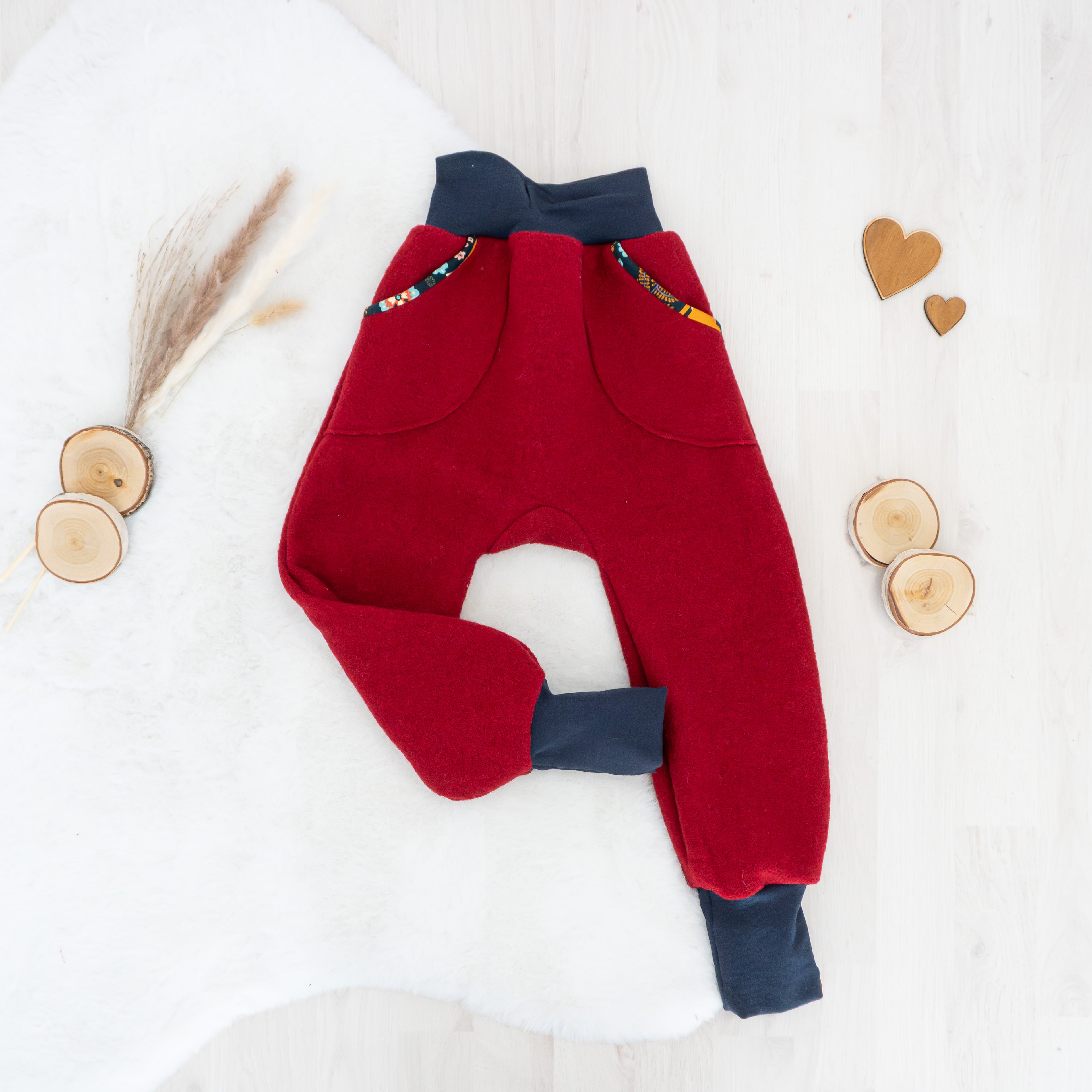 Outdoor Wollwalkhose - ungefüttert - Gr. 116