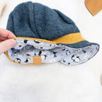 Walkmütze Indigoblau - Gr. 43-45