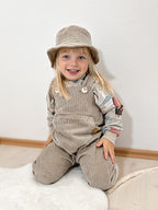 Fischermütze Beige - aus Baumwoll-Cord