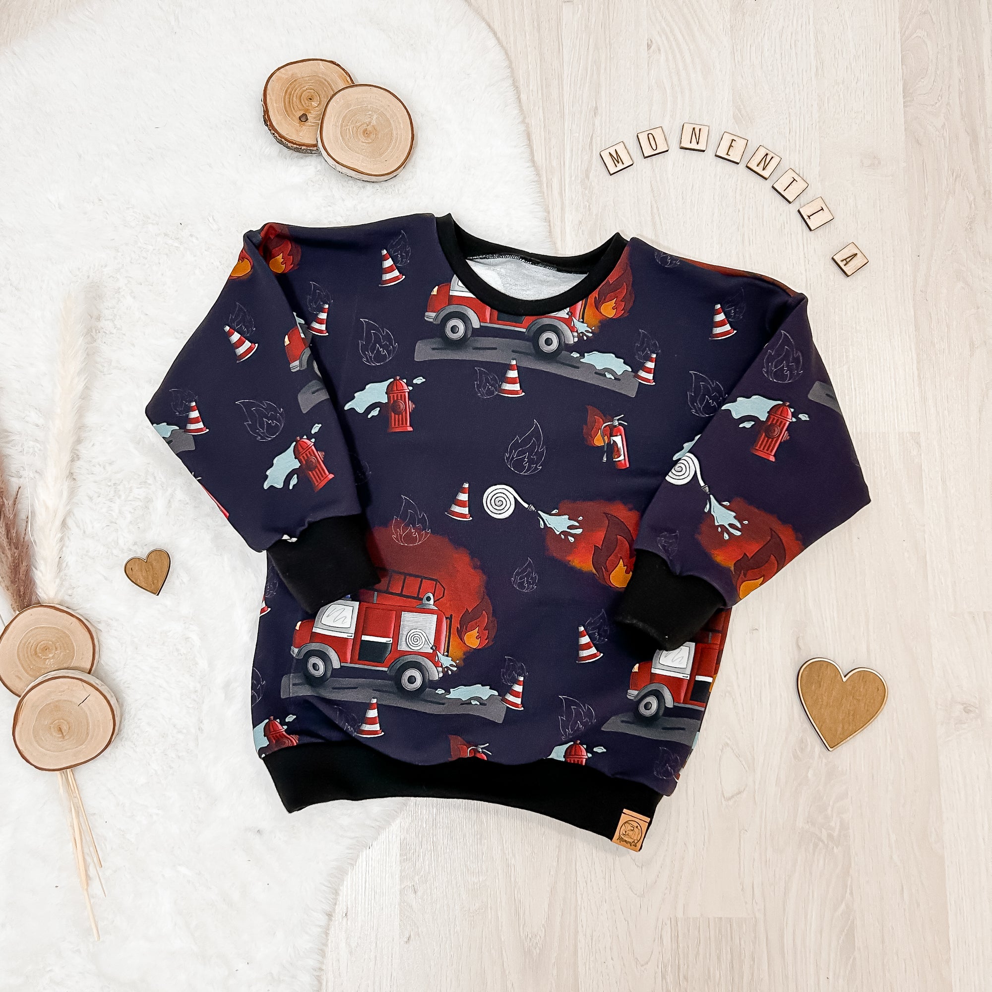 Sweater Feueralarm - aus Bio-Baumwolle