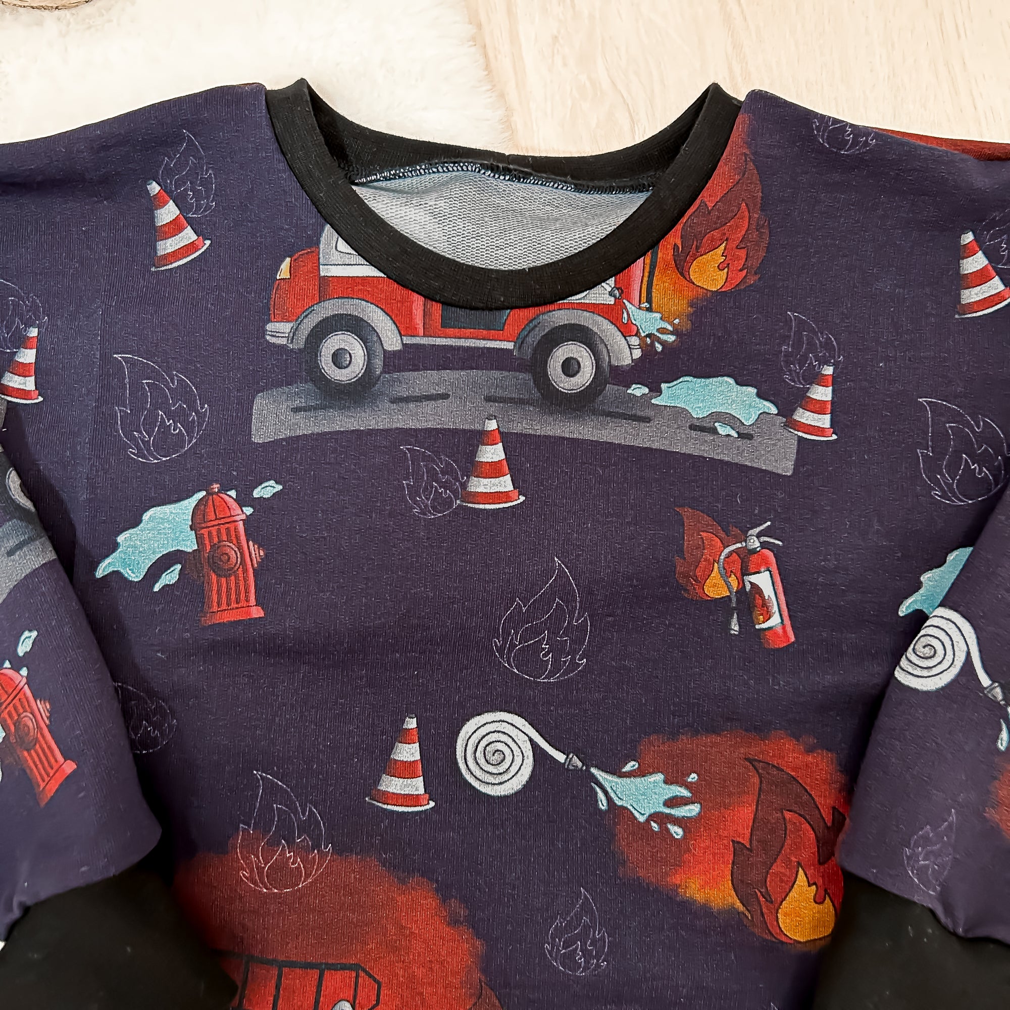 Sweater Feueralarm - aus Bio-Baumwolle