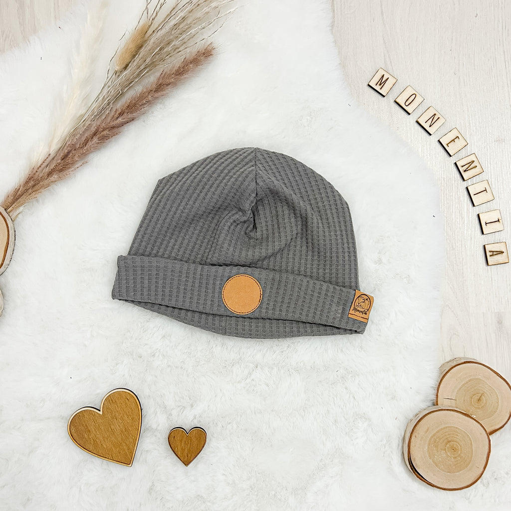 Beanie zum selber personalisieren - Hellgrau