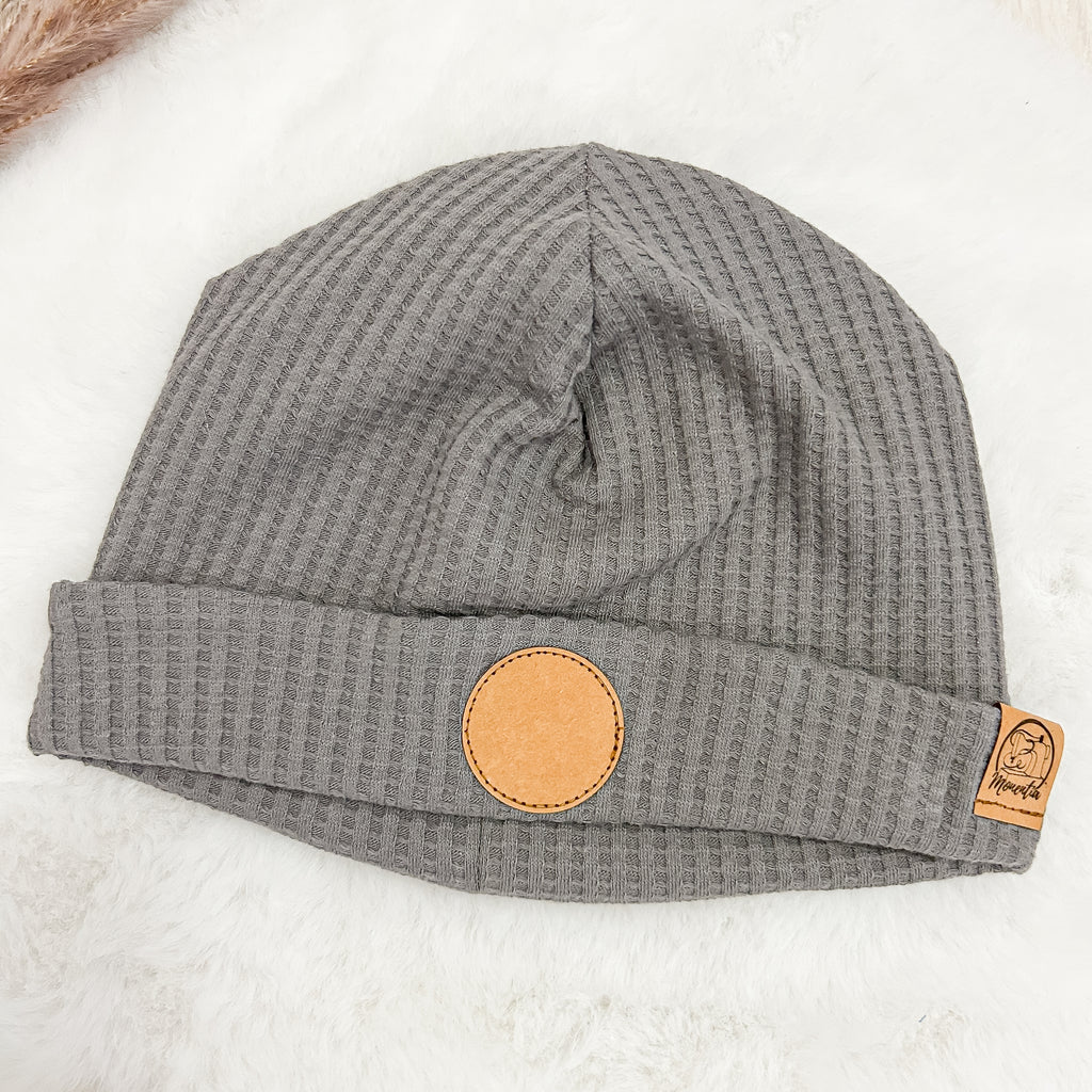 Beanie zum selber personalisieren - Hellgrau