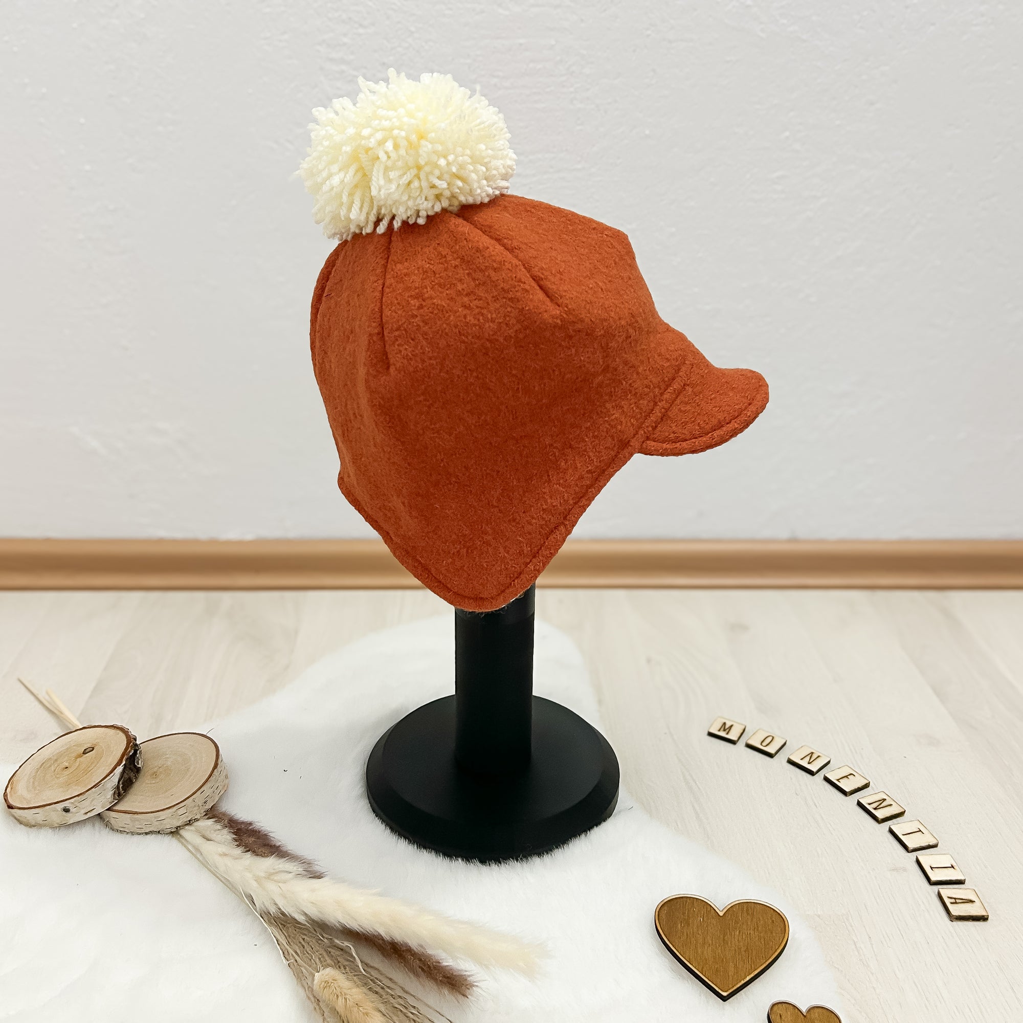 Walkmütze Orange - Gr. 49-51
