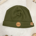 Beanie zum selber personalisieren - Khaki - Gr. 56-58