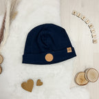 Beanie zum selber personalisieren - Dunkelblau - Gr. 56-58