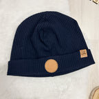 Beanie zum selber personalisieren - Dunkelblau - Gr. 56-58