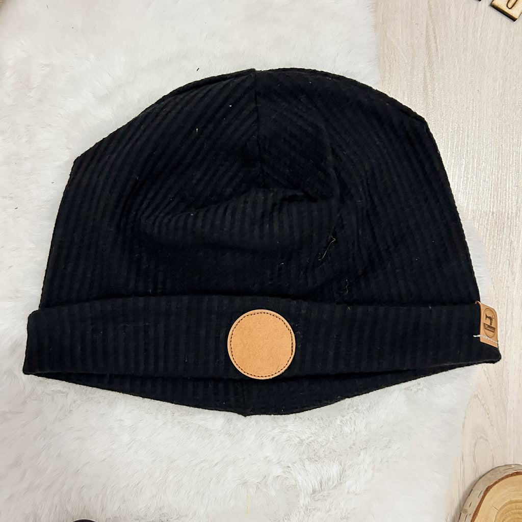 Beanie zum selber personalisieren - Schwarz - Gr. 56-58