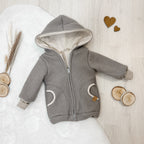 Walkjacke Grau - Gr. 80