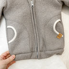 Walkjacke Grau - Gr. 80