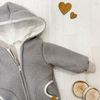 Walkjacke Grau - Gr. 80