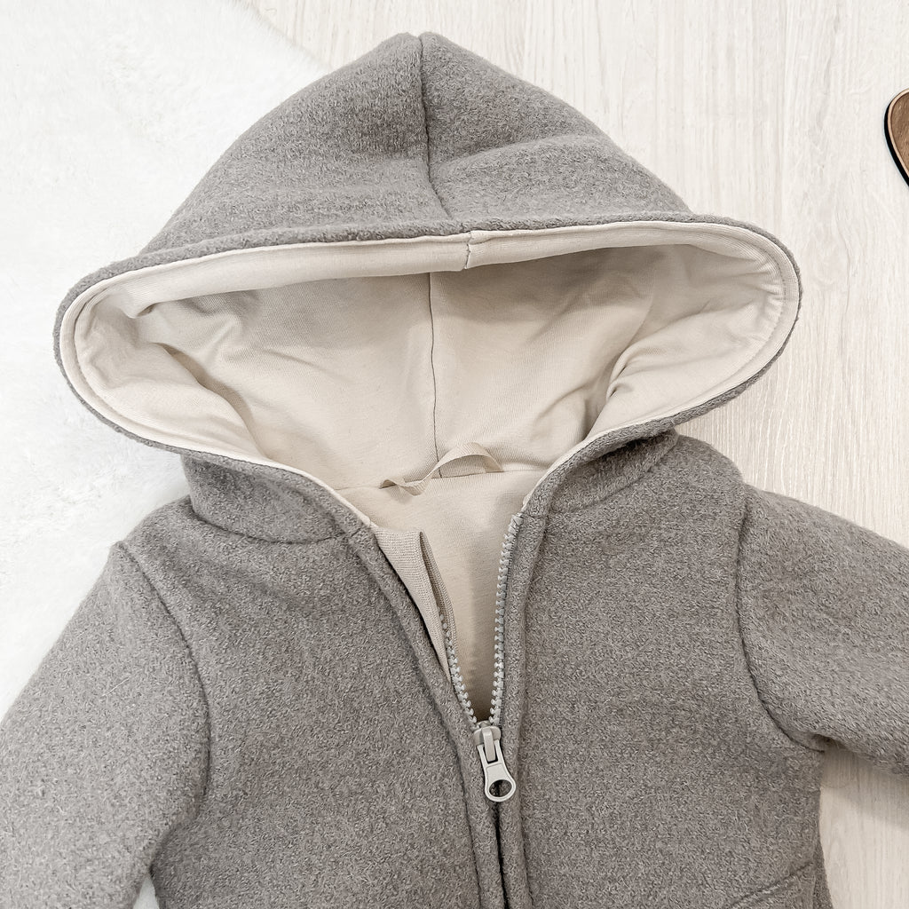 Walkjacke Grau - Gr. 80