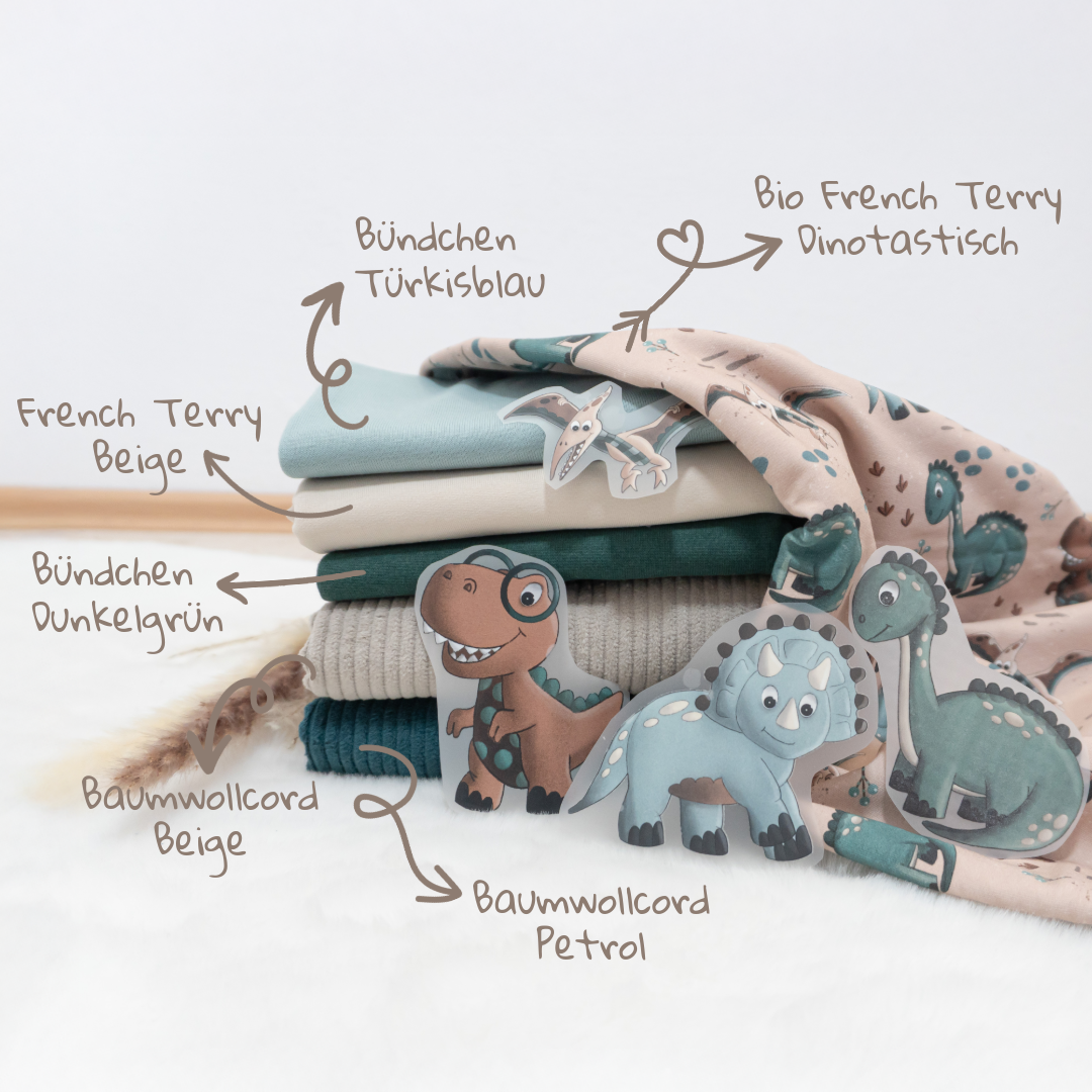 BIO French Terry - Dinotastisch