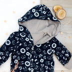 Musselin Wendejacke - aus Baumwolle - Gr. 92