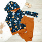 Hoodie leuchtende Planeten - Gr. 104