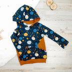 Hoodie leuchtende Planeten - Gr. 104