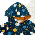 Hoodie leuchtende Planeten - Gr. 104