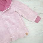 Teddyjacke Rosa - wendbare Kinderjacke - Gr. 104