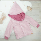 Teddyjacke Rosa - wendbare Kinderjacke - Gr. 104