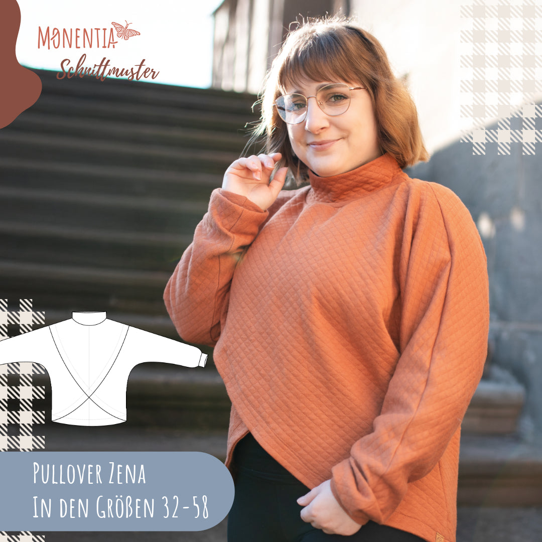 Schnittmuster Pullover Zena